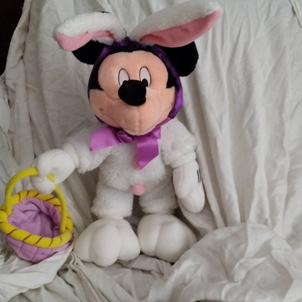 Mickey Mouse Easter stuffed animal
